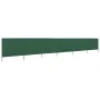 Paravientos de playa de 6 paneles de tela 800x80 cm verde de vidaXL, Sombrillas - Ref: Foro24-44544, Precio: 68,29 €, Descuen...