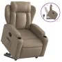 Cappuccino-colored artificial leather liftable recliner chair by , Armchairs - Ref: Foro24-3204550, Price: 316,22 €, Discount: %