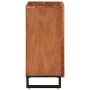 Aparador de madera maciza acacia 60x34x75 cm en Taquillas y armarios de almacenamiento | Comprar online en Foro24
