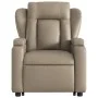 Cappuccino-colored artificial leather liftable recliner chair by , Armchairs - Ref: Foro24-3204550, Price: 316,22 €, Discount: %