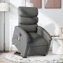 Sillón de masaje eléctrico reclinable elevable tela gris oscuro de , Sillones - Ref: Foro24-3204015, Precio: 342,42 €, Descue...
