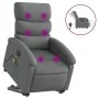 Sillón de masaje eléctrico reclinable elevable tela gris oscuro de , Sillones - Ref: Foro24-3204015, Precio: 342,42 €, Descue...