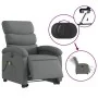 Sillón de masaje eléctrico reclinable elevable tela gris oscuro de , Sillones - Ref: Foro24-3204015, Precio: 342,42 €, Descue...