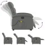 Sillón de masaje eléctrico reclinable elevable tela gris oscuro de , Sillones - Ref: Foro24-3204015, Precio: 342,42 €, Descue...