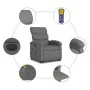 Sillón de masaje eléctrico reclinable elevable tela gris oscuro de , Sillones - Ref: Foro24-3204015, Precio: 342,42 €, Descue...