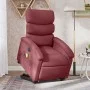 Sillón de masaje elevable eléctrico tela rojo tinto de , Sillones - Ref: Foro24-3204017, Precio: 338,50 €, Descuento: %