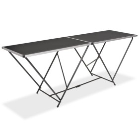 Mesa para empapelar plegable de MDF y aluminio 200x60x78 cm by vidaXL, Folding tables - Ref: Foro24-142920, Price: 126,53 €, ...