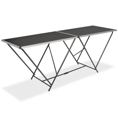 Mesa para empapelar plegable de MDF y aluminio 200x60x78 cm de vidaXL, Mesas plegables - Ref: Foro24-142920, Precio: 124,01 €...
