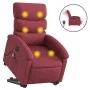 Sillón de masaje elevable eléctrico tela rojo tinto de , Sillones - Ref: Foro24-3204017, Precio: 338,50 €, Descuento: %