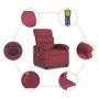 Sillón de masaje elevable eléctrico tela rojo tinto de , Sillones - Ref: Foro24-3204017, Precio: 338,50 €, Descuento: %