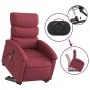 Sillón de masaje elevable eléctrico tela rojo tinto de , Sillones - Ref: Foro24-3204017, Precio: 338,50 €, Descuento: %