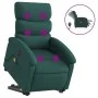 Electric massage chair reclining liftable dark green fabric by , Armchairs - Ref: Foro24-3204020, Price: 357,64 €, Discount: %