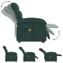Elektrischer Massagesessel mit verstellbarer Liege, dunkelgrüner Stoff von , Sessel - Ref: Foro24-3204020, Preis: 357,29 €, R...