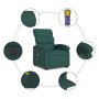 Elektrischer Massagesessel mit verstellbarer Liege, dunkelgrüner Stoff von , Sessel - Ref: Foro24-3204020, Preis: 334,70 €, R...