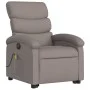 Liftable reclining electric massage chair taupe fabric by , Armchairs - Ref: Foro24-3204022, Price: 340,84 €, Discount: %