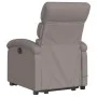 Liftable reclining electric massage chair taupe fabric by , Armchairs - Ref: Foro24-3204022, Price: 340,84 €, Discount: %
