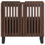 Armario de lavabo baño madera maciza mango marrón 62x34x58 cm en Muebles de baño | Comprar online en Foro24