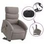 Liftable reclining electric massage chair taupe fabric by , Armchairs - Ref: Foro24-3204022, Price: 340,84 €, Discount: %