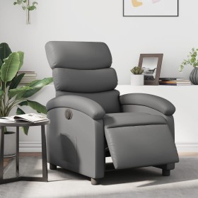 Gray Faux Leather Power Recliner by , Armchairs - Ref: Foro24-3204029, Price: 238,22 €, Discount: %