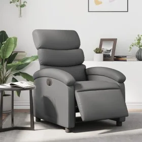 Gray Faux Leather Power Recliner by , Armchairs - Ref: Foro24-3204029, Price: 246,51 €, Discount: %