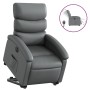 Sillón reclinable elevable eléctrico de cuero sintético gris | Foro24.es | Tu tienda online para hogar, jardín y más Foro24.es