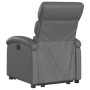 Sillón reclinable elevable eléctrico de cuero sintético gris | Foro24.es | Tu tienda online para hogar, jardín y más Foro24.es