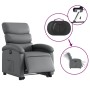 Sillón reclinable elevable eléctrico de cuero sintético gris | Foro24.es | Tu tienda online para hogar, jardín y más Foro24.es