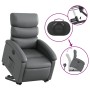 Sillón reclinable elevable eléctrico de cuero sintético gris | Foro24.es | Tu tienda online para hogar, jardín y más Foro24.es