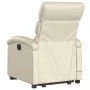 Electric lifting massage chair cream synthetic leather by , Armchairs - Ref: Foro24-3204062, Price: 337,55 €, Discount: %
