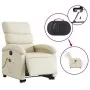 Electric lifting massage chair cream synthetic leather by , Armchairs - Ref: Foro24-3204062, Price: 337,55 €, Discount: %