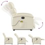Electric lifting massage chair cream synthetic leather by , Armchairs - Ref: Foro24-3204062, Price: 336,69 €, Discount: %