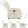 Electric lifting massage chair cream synthetic leather by , Armchairs - Ref: Foro24-3204062, Price: 337,55 €, Discount: %