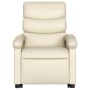 Electric lifting massage chair cream synthetic leather by , Armchairs - Ref: Foro24-3204062, Price: 336,69 €, Discount: %