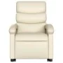 Electric lifting massage chair cream synthetic leather by , Armchairs - Ref: Foro24-3204062, Price: 337,55 €, Discount: %