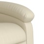 Electric lifting massage chair cream synthetic leather by , Armchairs - Ref: Foro24-3204062, Price: 336,69 €, Discount: %