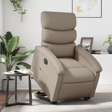 Cappuccino artificial leather electric lift chair by , Armchairs - Ref: Foro24-3204060, Price: 309,99 €, Discount: %