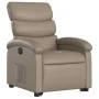 Sillón elevable eléctrico cuero artificial capuchino de , Sillones - Ref: Foro24-3204060, Precio: 329,82 €, Descuento: %