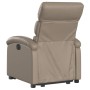 Cappuccino artificial leather electric lift chair by , Armchairs - Ref: Foro24-3204060, Price: 309,99 €, Discount: %