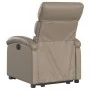 Sillón elevable eléctrico cuero artificial capuchino de , Sillones - Ref: Foro24-3204060, Precio: 329,82 €, Descuento: %