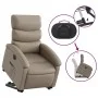 Sillón elevable eléctrico cuero artificial capuchino de , Sillones - Ref: Foro24-3204060, Precio: 329,82 €, Descuento: %