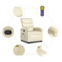 Cremefarbener Fußmassagesessel aus Kunstleder von , Sessel - Ref: Foro24-3204048, Preis: 295,83 €, Rabatt: %