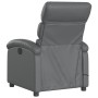 Sillón de masaje reclinable eléctrico cuero sintético gris de , Sillones - Ref: Foro24-3204036, Precio: 248,93 €, Descuento: %