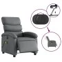 Gray synthetic leather electric reclining massage chair by , Armchairs - Ref: Foro24-3204036, Price: 249,57 €, Discount: %