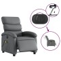 Sillón de masaje reclinable eléctrico cuero sintético gris de , Sillones - Ref: Foro24-3204036, Precio: 248,93 €, Descuento: %