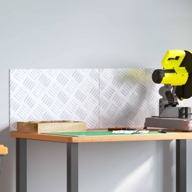 Placas en Cuadrícula 2 pcs Plateado 50 x 30 cm Aluminio en Alfombrillas para escalones | Comprar online en Foro24