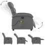 Grauer elektrisch verstellbarer Massagesessel aus Kunstleder von , Sessel - Ref: Foro24-3204036, Preis: 249,57 €, Rabatt: %