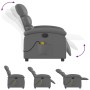Sillón de masaje reclinable eléctrico cuero sintético gris de , Sillones - Ref: Foro24-3204036, Precio: 248,93 €, Descuento: %