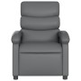 Sillón de masaje reclinable eléctrico cuero sintético gris de , Sillones - Ref: Foro24-3204036, Precio: 248,93 €, Descuento: %
