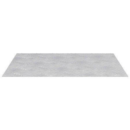 Placas en Cuadrícula 4 pcs Plateado 50 x 40 cm Aluminio en Alfombrillas para escalones | Comprar online en Foro24