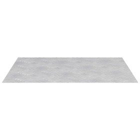 Placas en Cuadrícula 2 pcs Plateado 50 x 40 cm Aluminio en Alfombrillas para escalones | Comprar online en Foro24